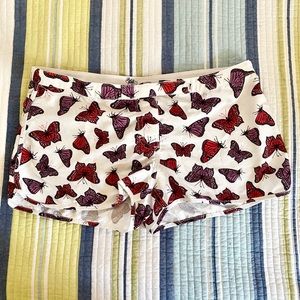 Pret-a-Surf x J. Crew Butterfly Print Beach Shorts